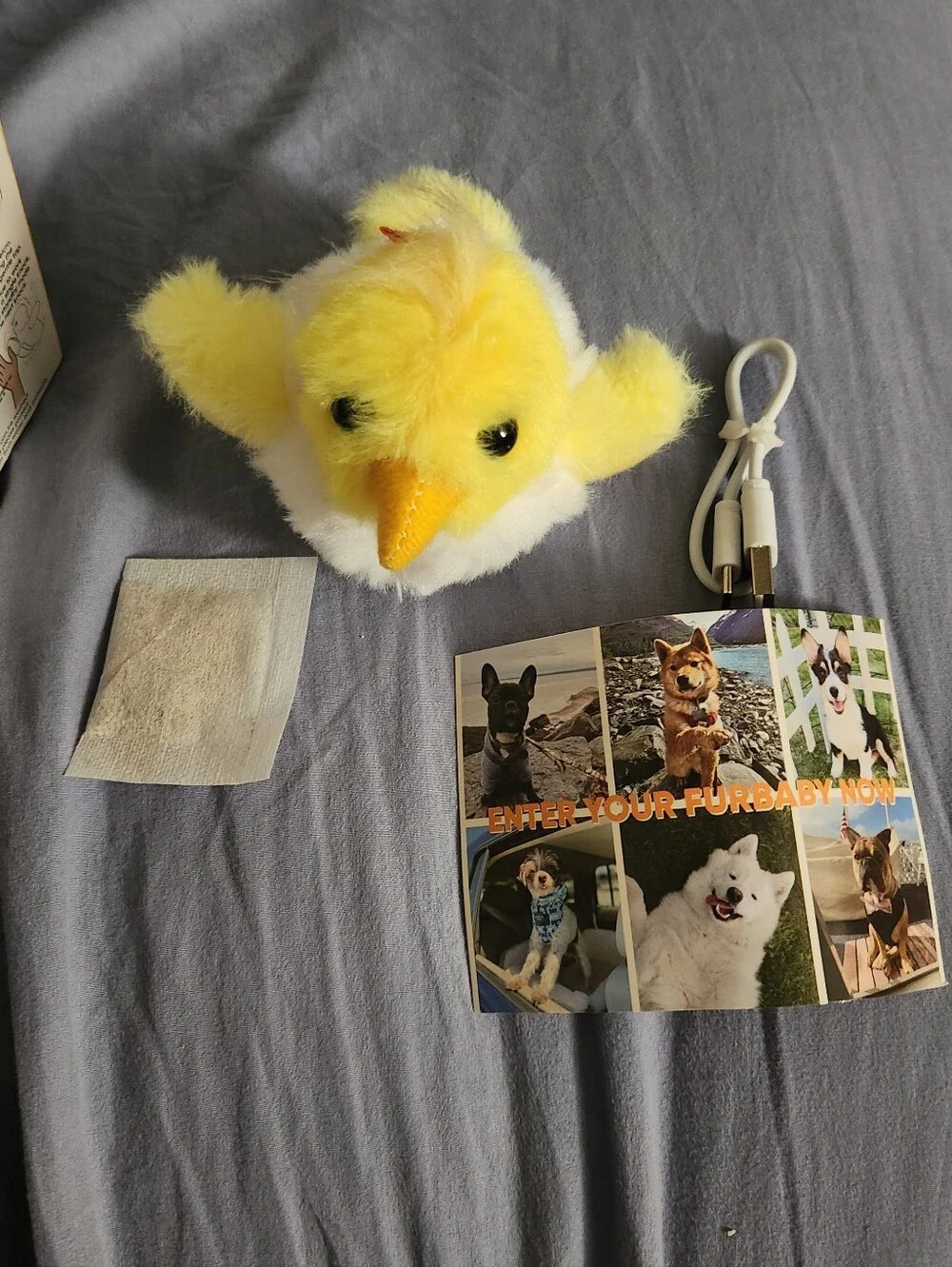 Petbobi Bird Simulation Cat Toy - Yellow Bird Rechargable